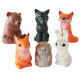 Набор резиновых игрушек "Животные леса" В885 2292350