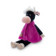 Мягкая игрушка коровка даша в бархатном платье mrt022008-28